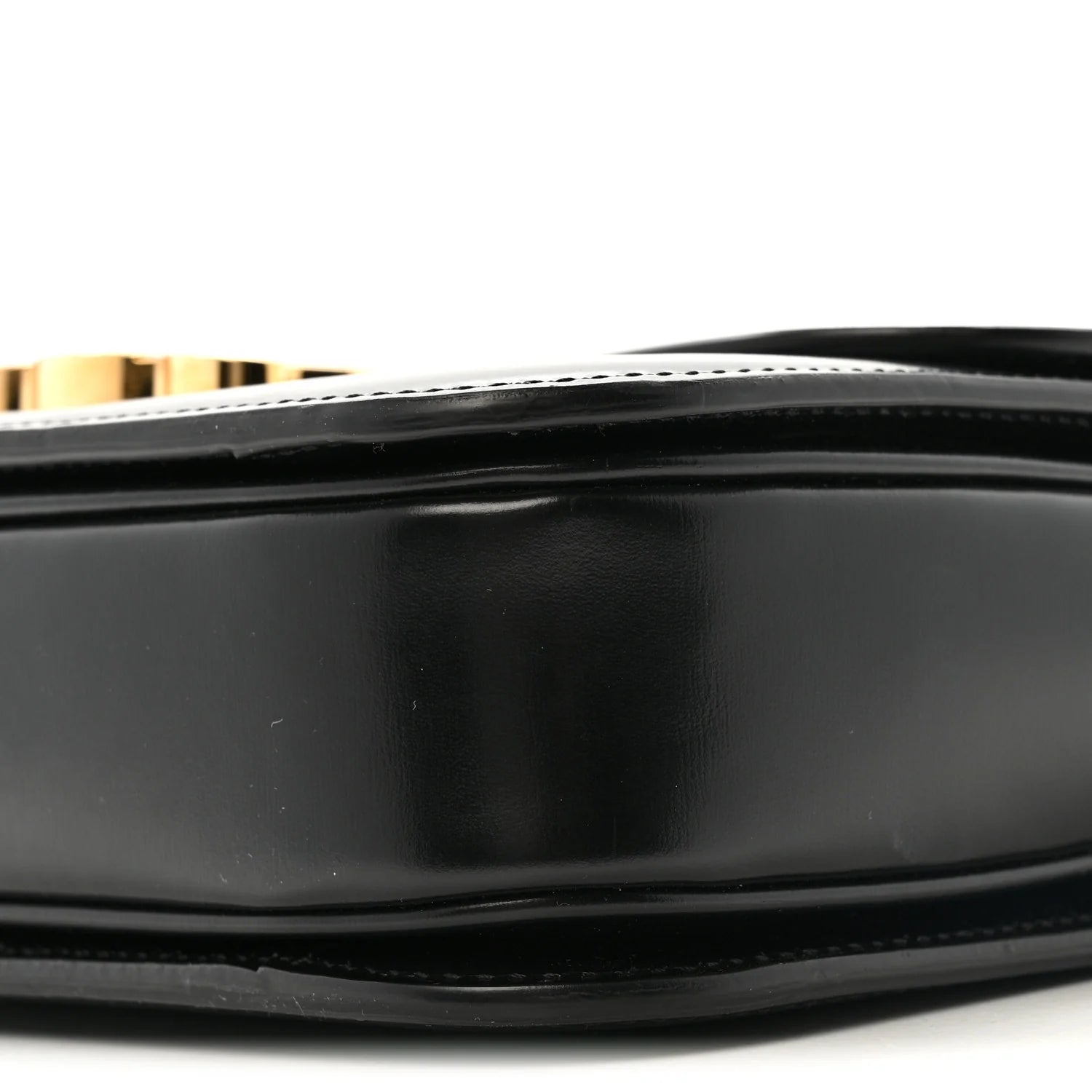 Shiny Calfskin Medium Triomphe Black