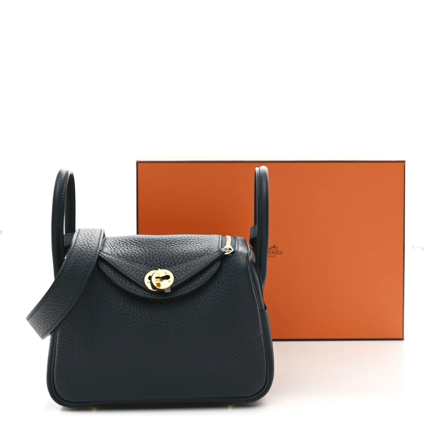 Taurillon Clemence Mini Lindy 20 Vert Cypress