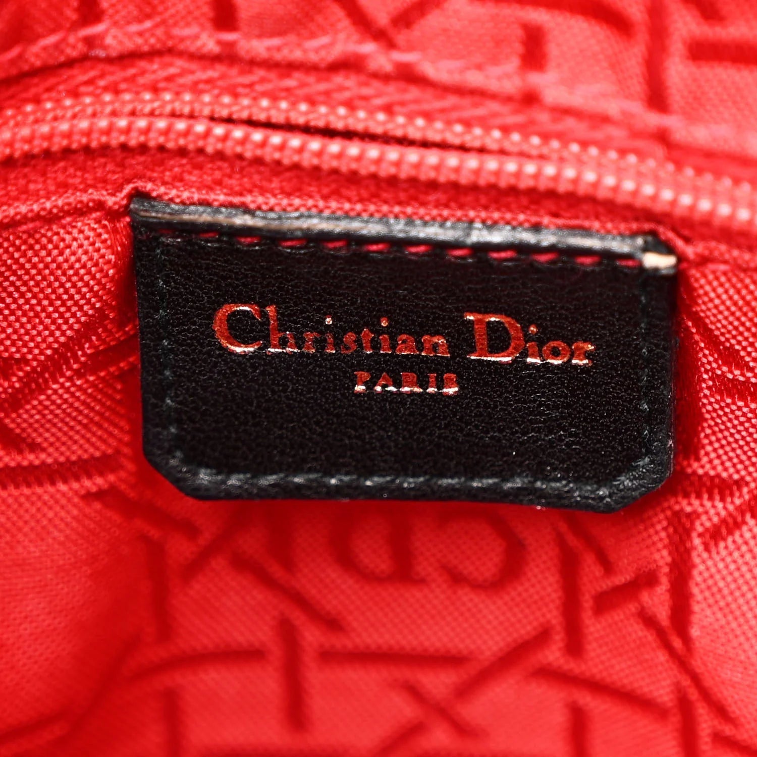 Patent Cannage Medium Lady Dior Black