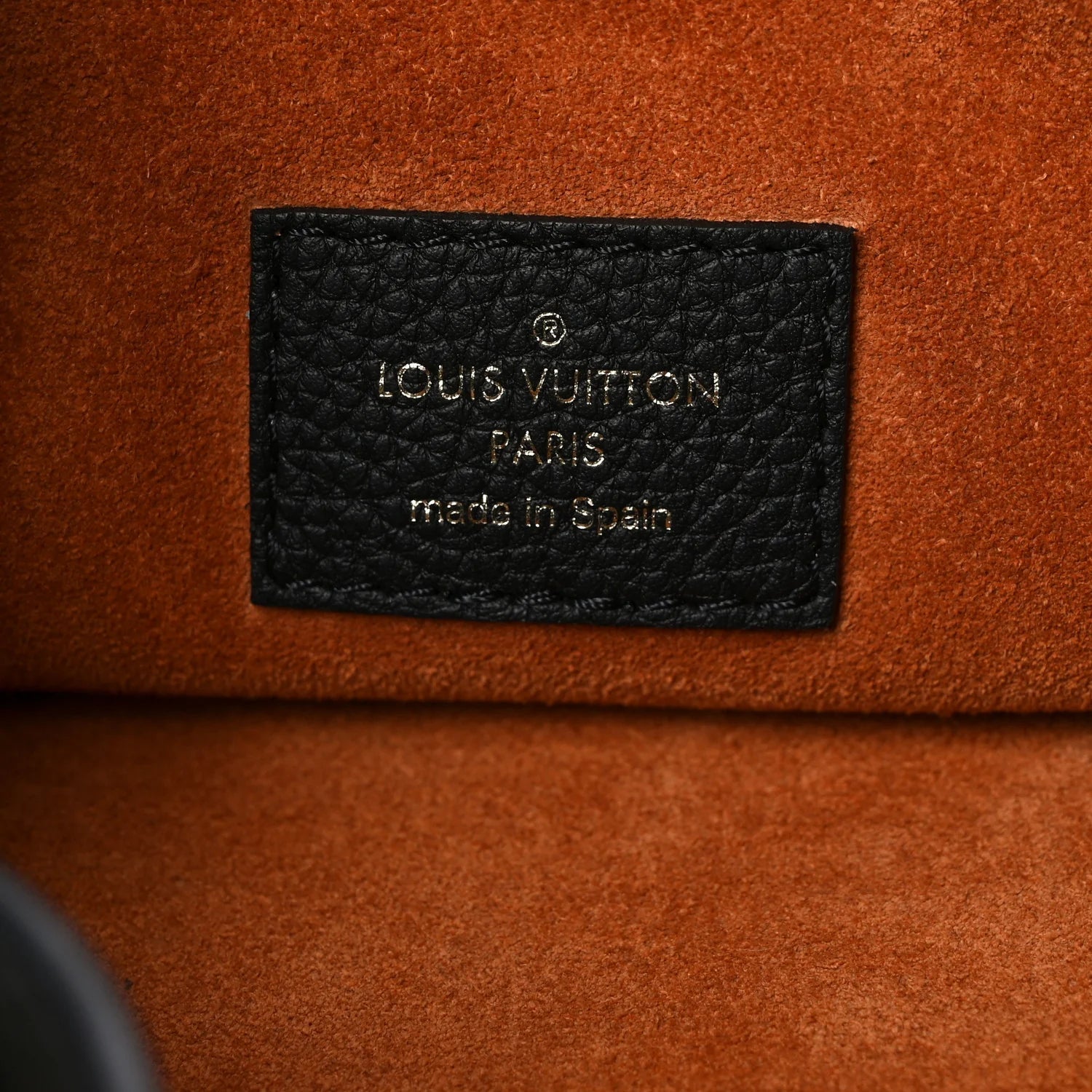 Grained Calfskin Low Key Hobo MM Black