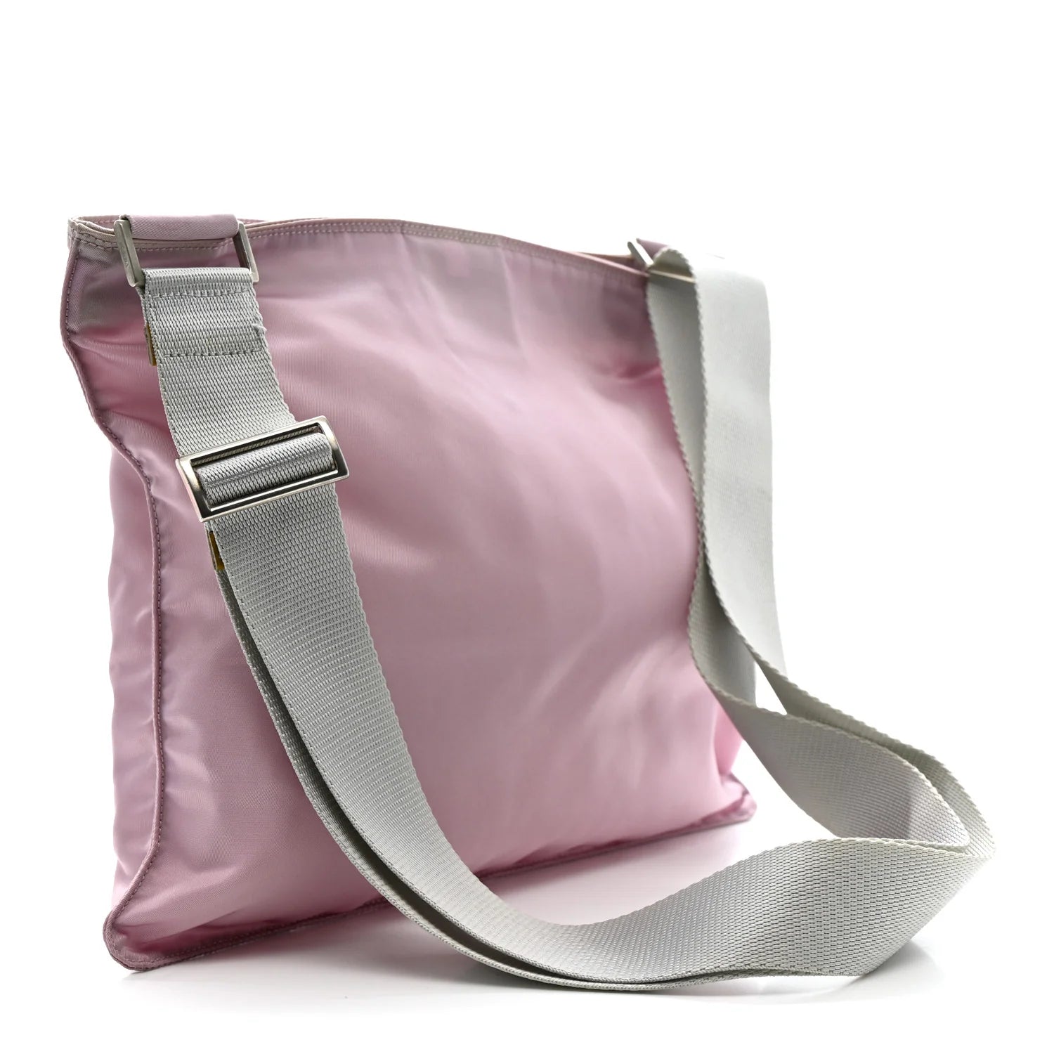 Nylon Vela Flat Messenger Bag Lilla