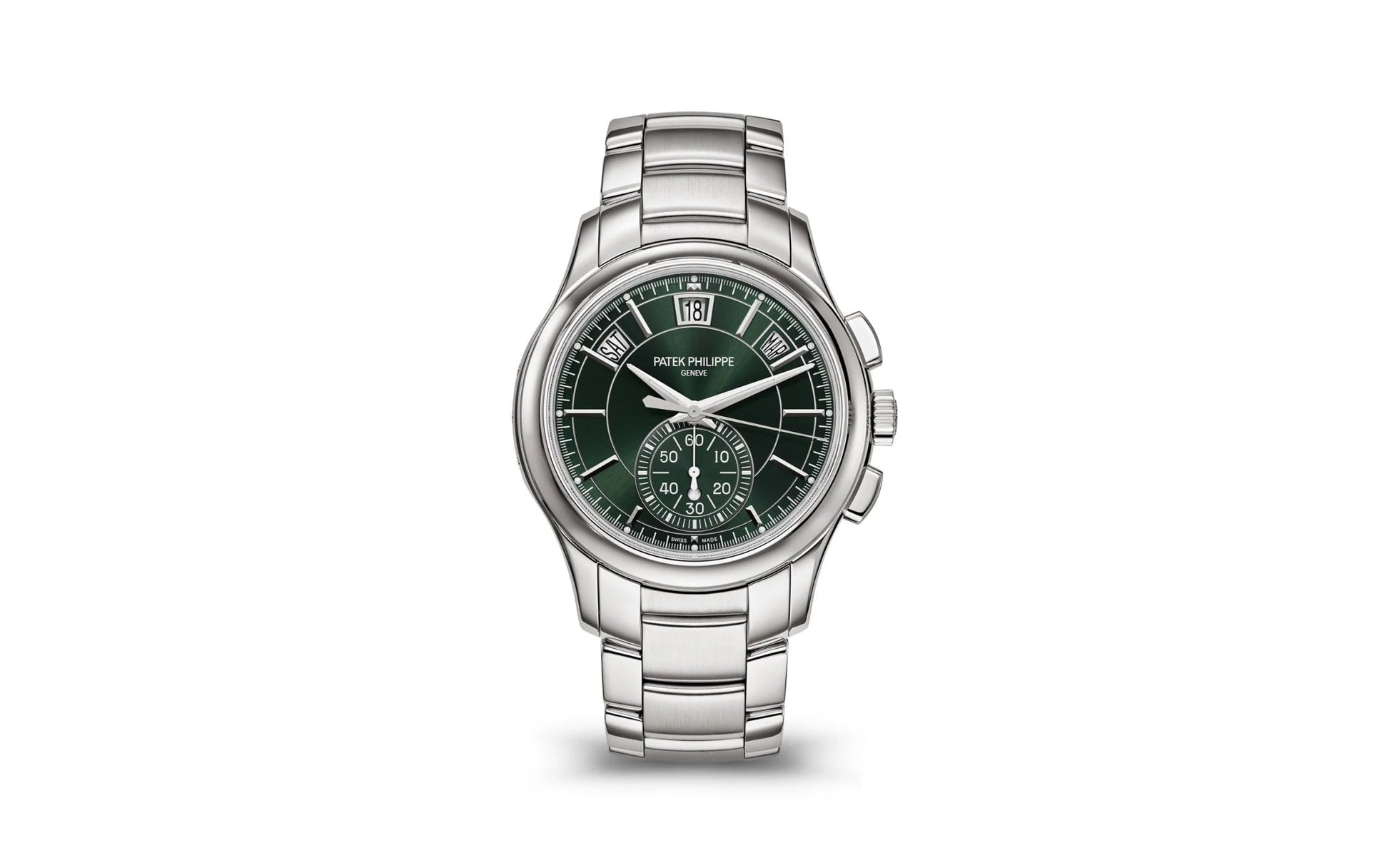 Sports Complication, Stainless Steel, Flyback Chronograph with Annual Calendar 42Mm, Ref# 5905/1A-001