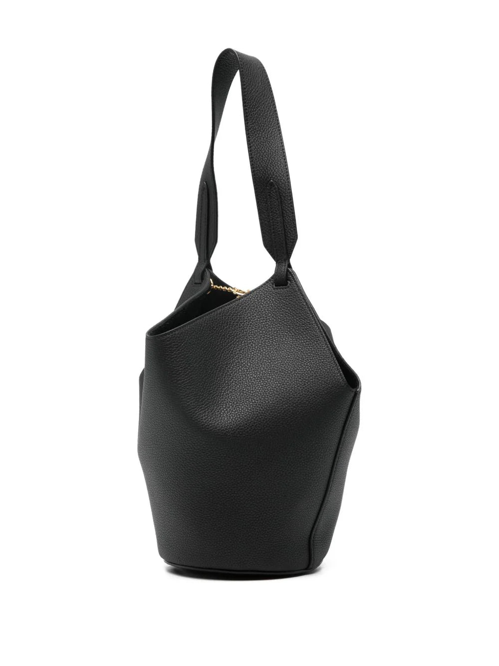 LOTUS MINI LEATHER BUCKET BAG