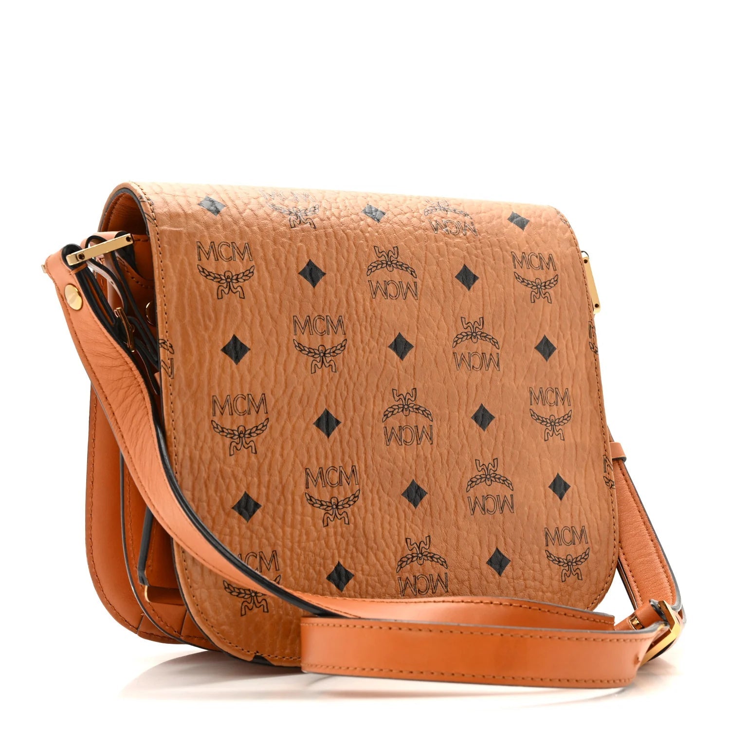 Visetos Patricia Crossbody Bag Cognac