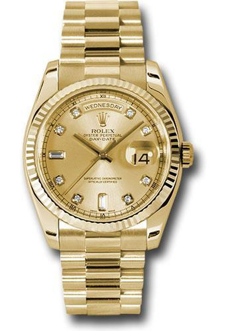 Rolex Day-Date 36Mm Watch 118238 Chdp