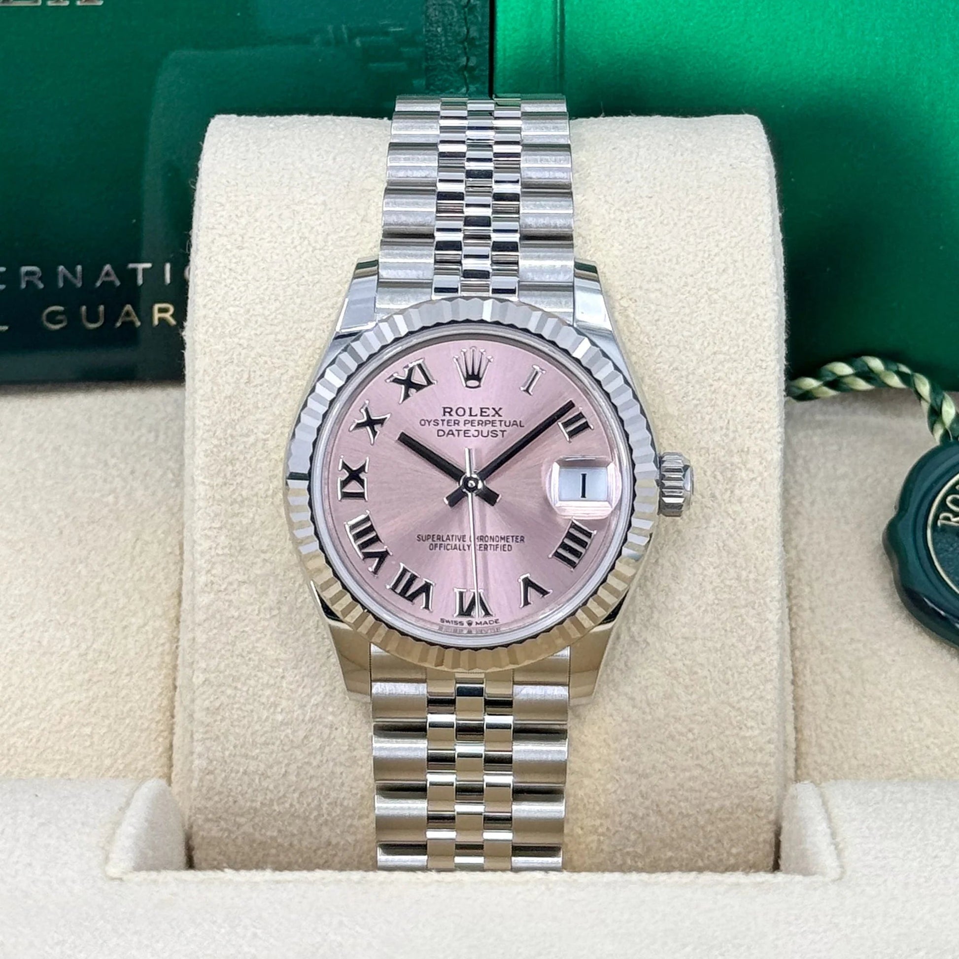 Datejust 31, Oystersteel and 18K White Gold, Ref# 278274-0020