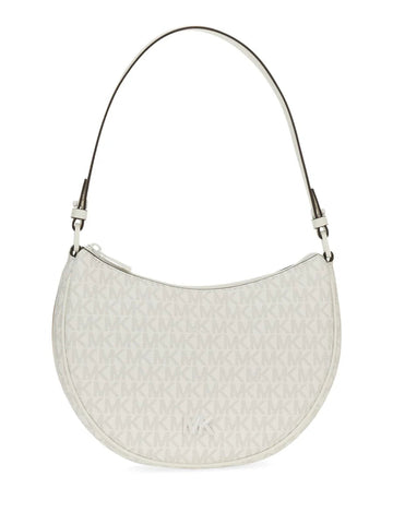WHITE PVC SHOULDER BAGS