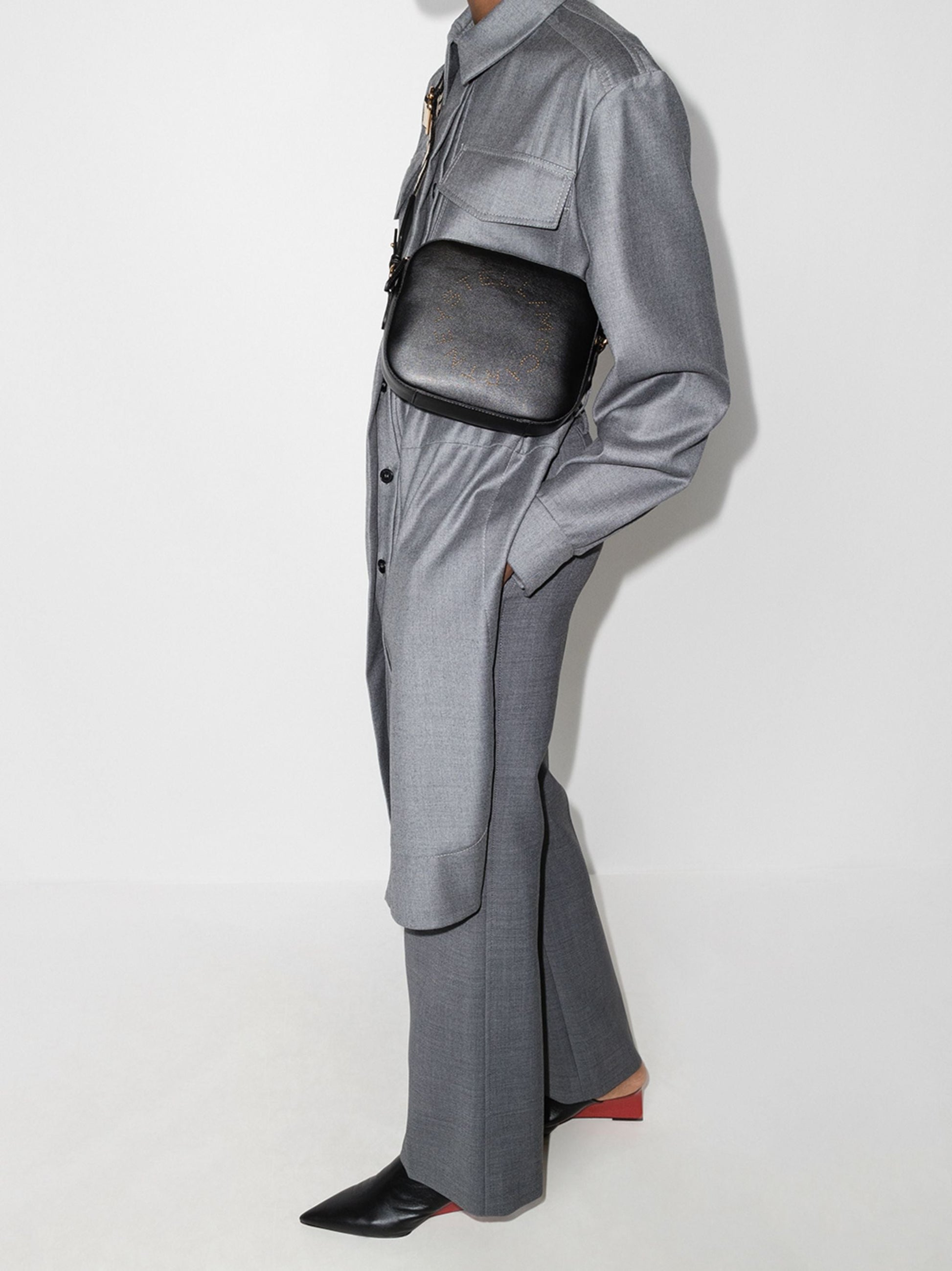 STELLA LOGO BLACK MINI BAG