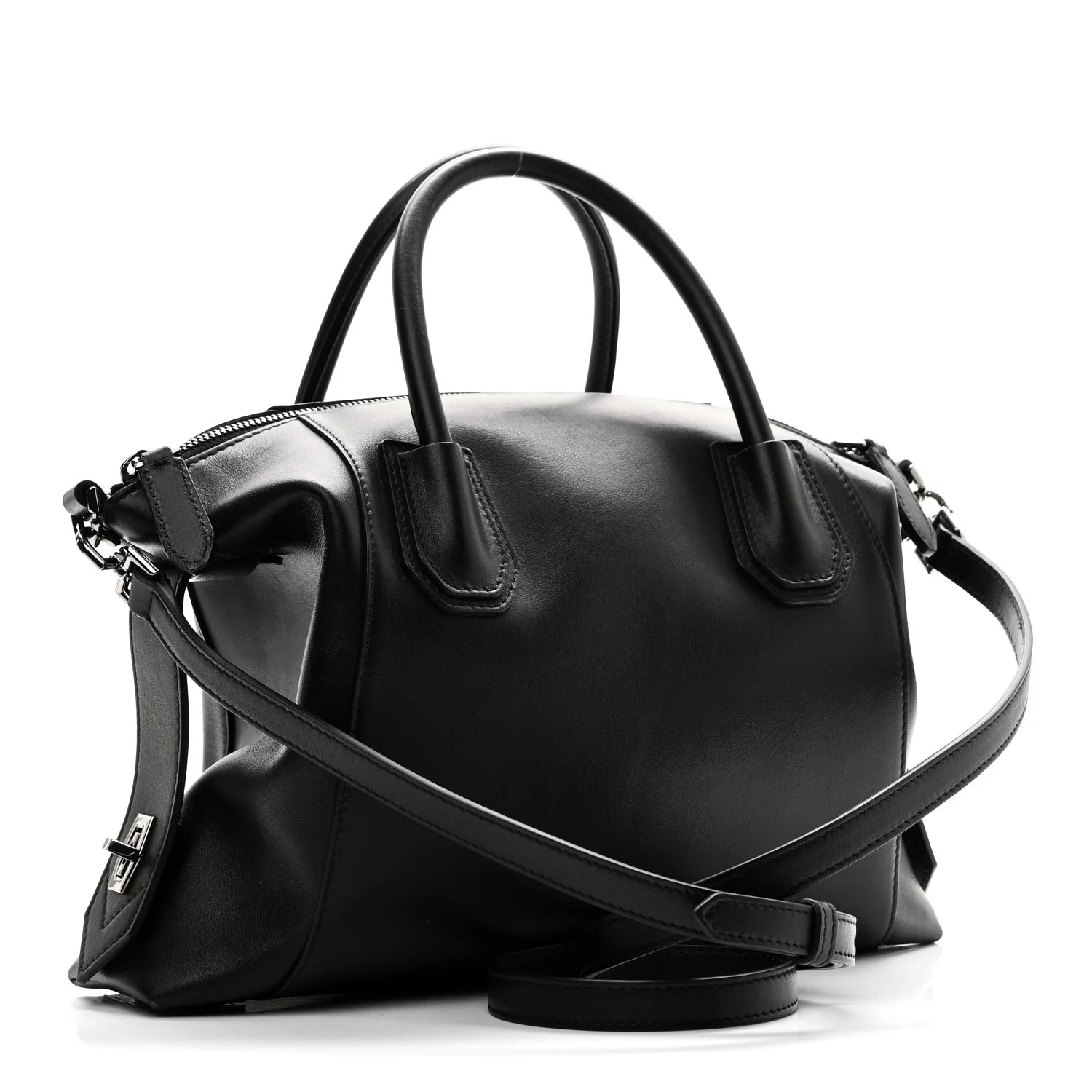 Smooth Calfskin Small Soft Antigona Black