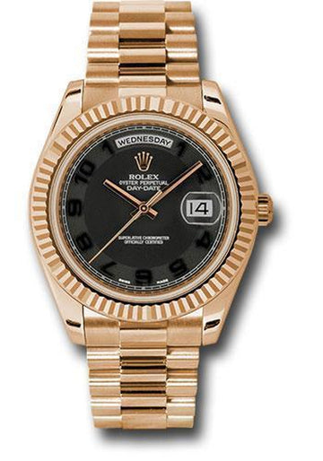 Rolex Oyster Perpetual Day-Date II President 218235 Bkcap