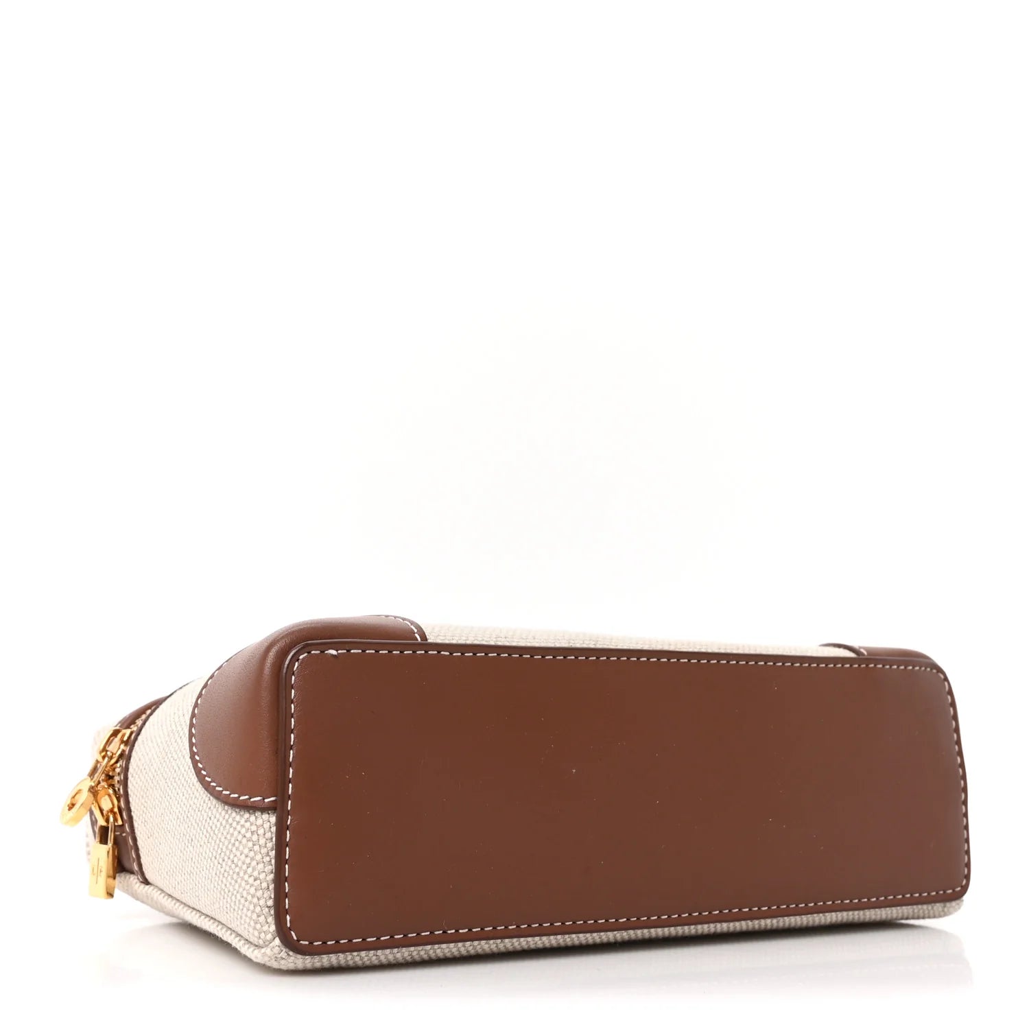 Cotton Linen L19 Extra Pocket Pouch Natural Caramel Sugar