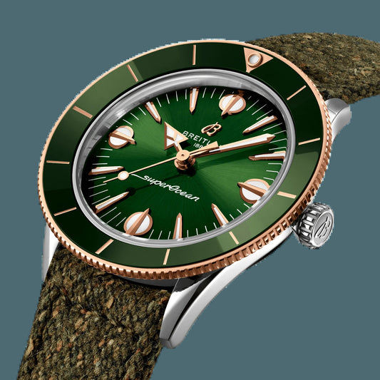 Superocean Heritage '57 Highlands, 38Mm, Stainless Steel and 18K Red Gold, Ref# U10340361L1A1, Unworn 2024