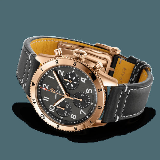 Classic AVI Chronograph 42 P-51 Mustang, 18K Red Gold, Ref# R233801A1B1X1, Unworn 2024