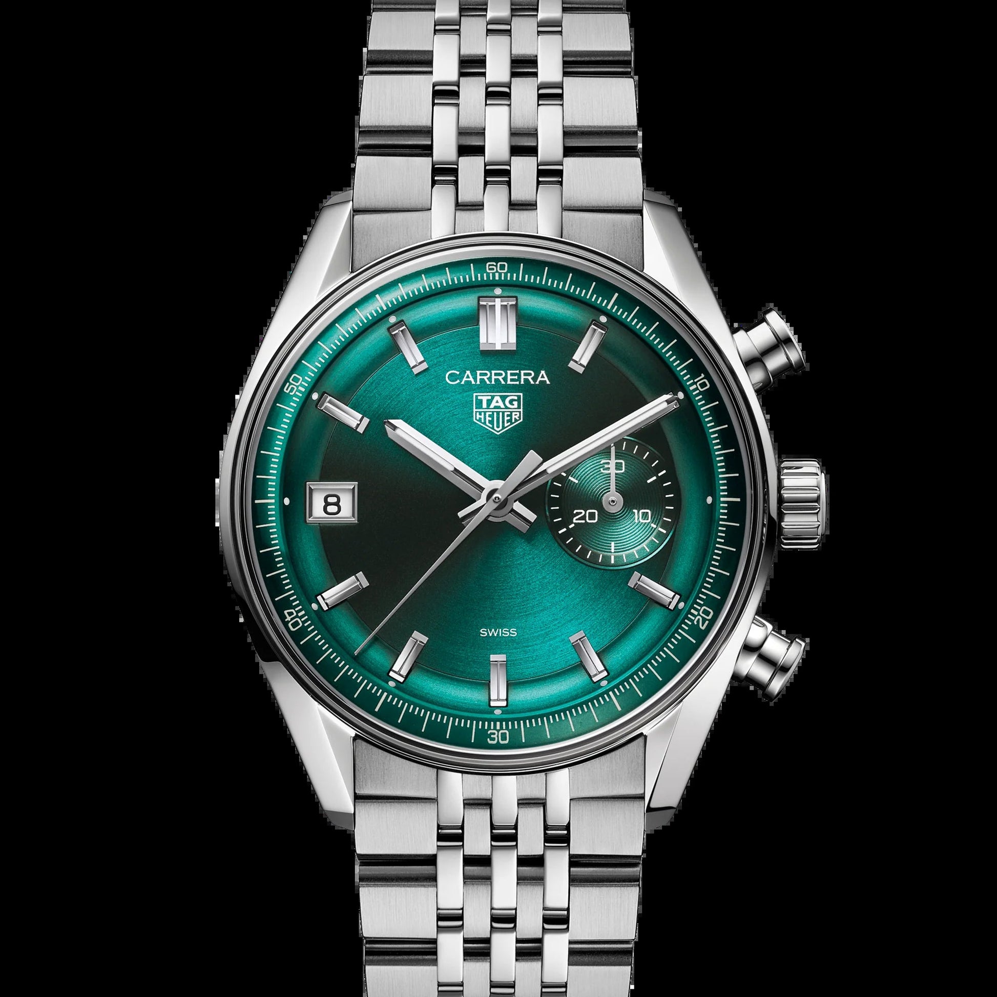 Unworn  Carrera Chronograph, Stainless Steel, 39Mm, Ref# CBS2211.BA0048, Box & Papers