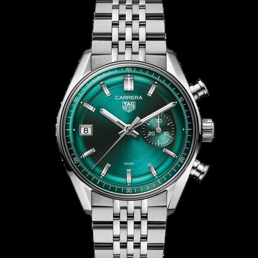 Unworn  Carrera Chronograph, Stainless Steel, 39Mm, Ref# CBS2211.BA0048, Box & Papers