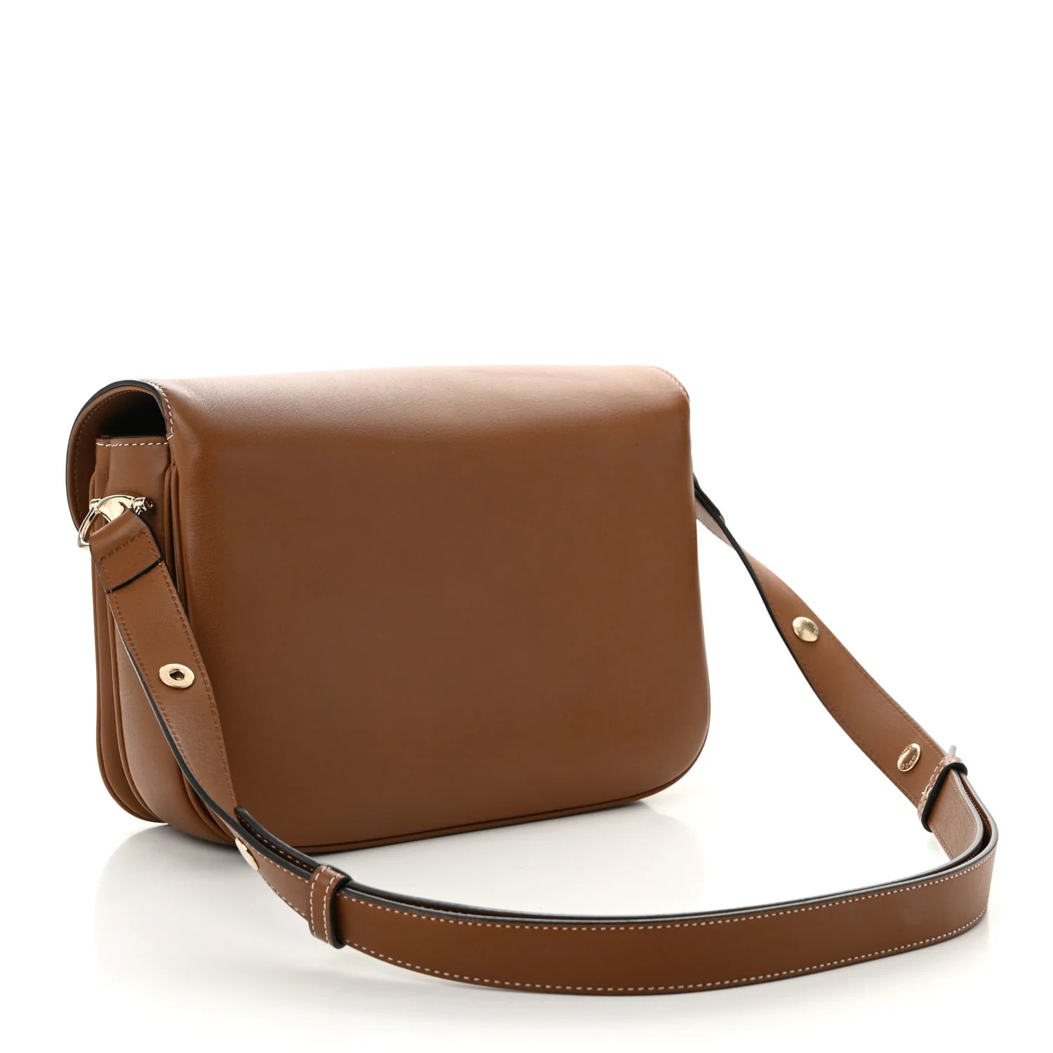 Ciny Lux Calfskin Horsebit 1955 Soft Small Shoulder Bag Sundial