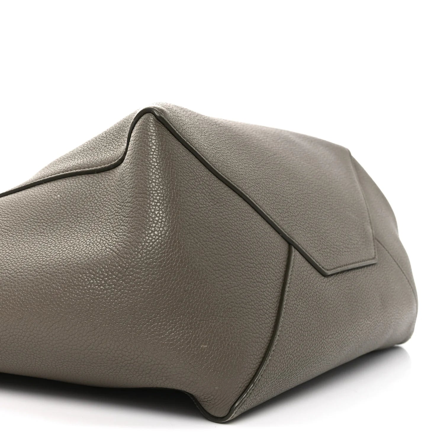 Soft Grained Calfskin Small Belt Cabas Phantom Taupe