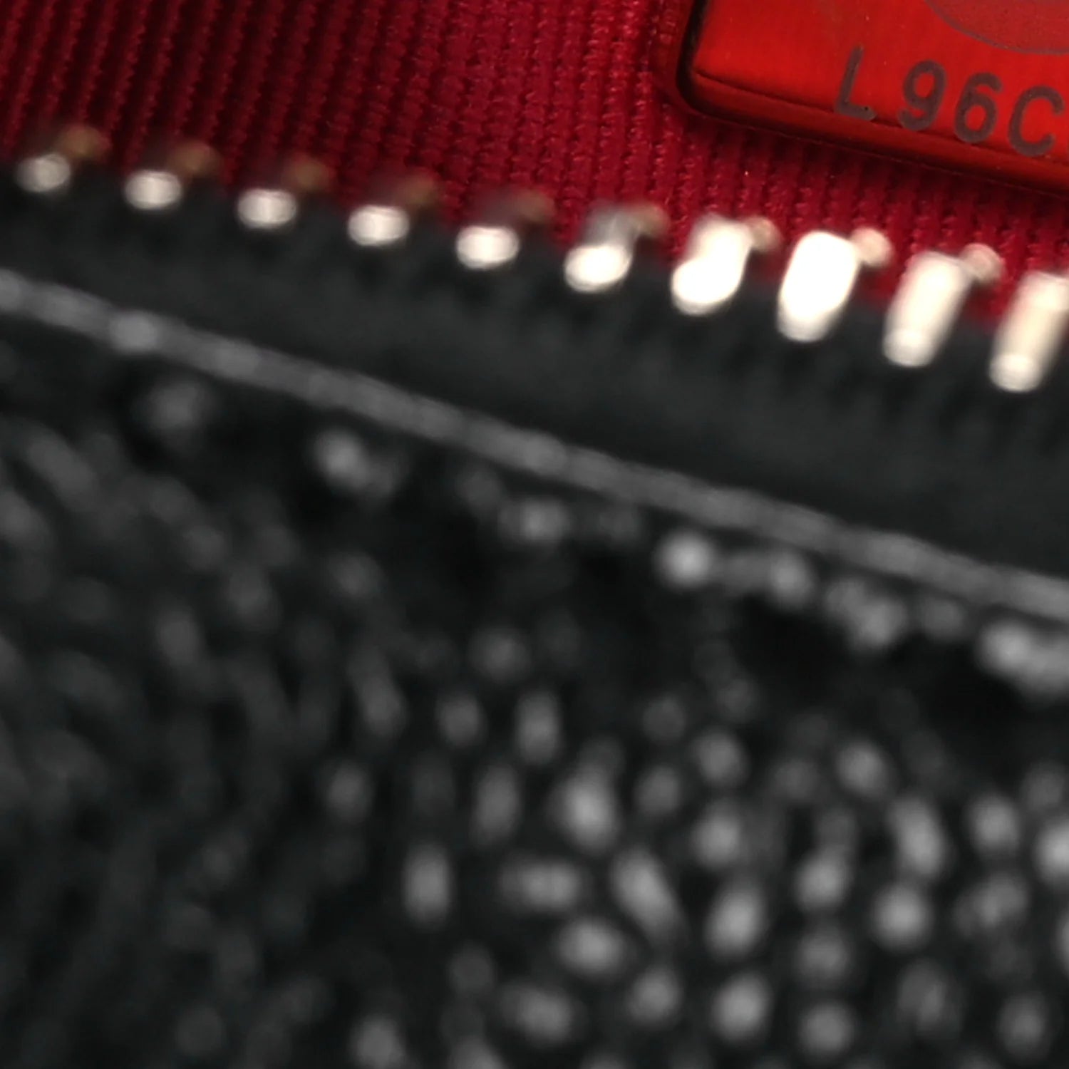 Shiny Caviar Quilted Chain Melody Camera Bag Black