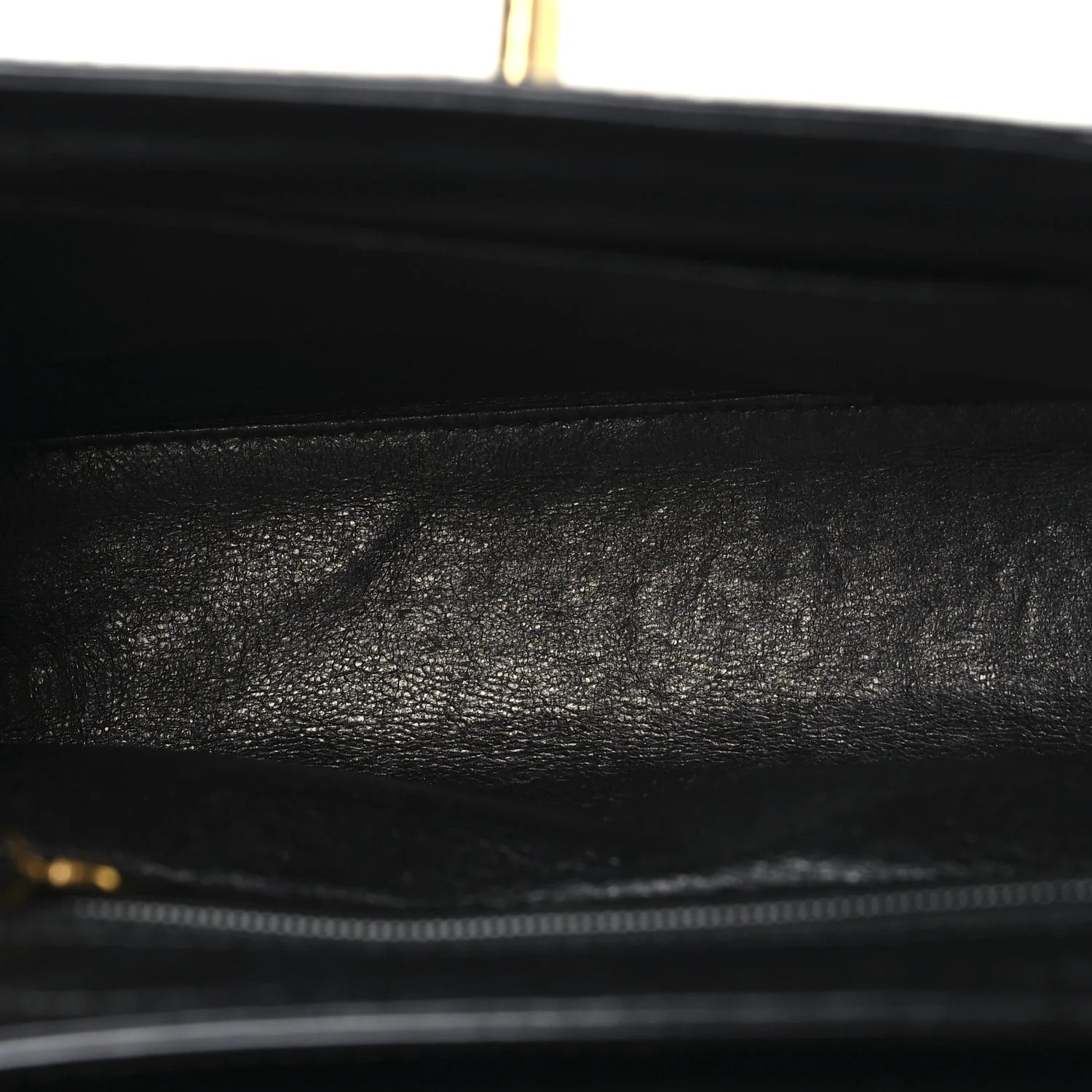 Patent Small Kelly Flap Bag Black