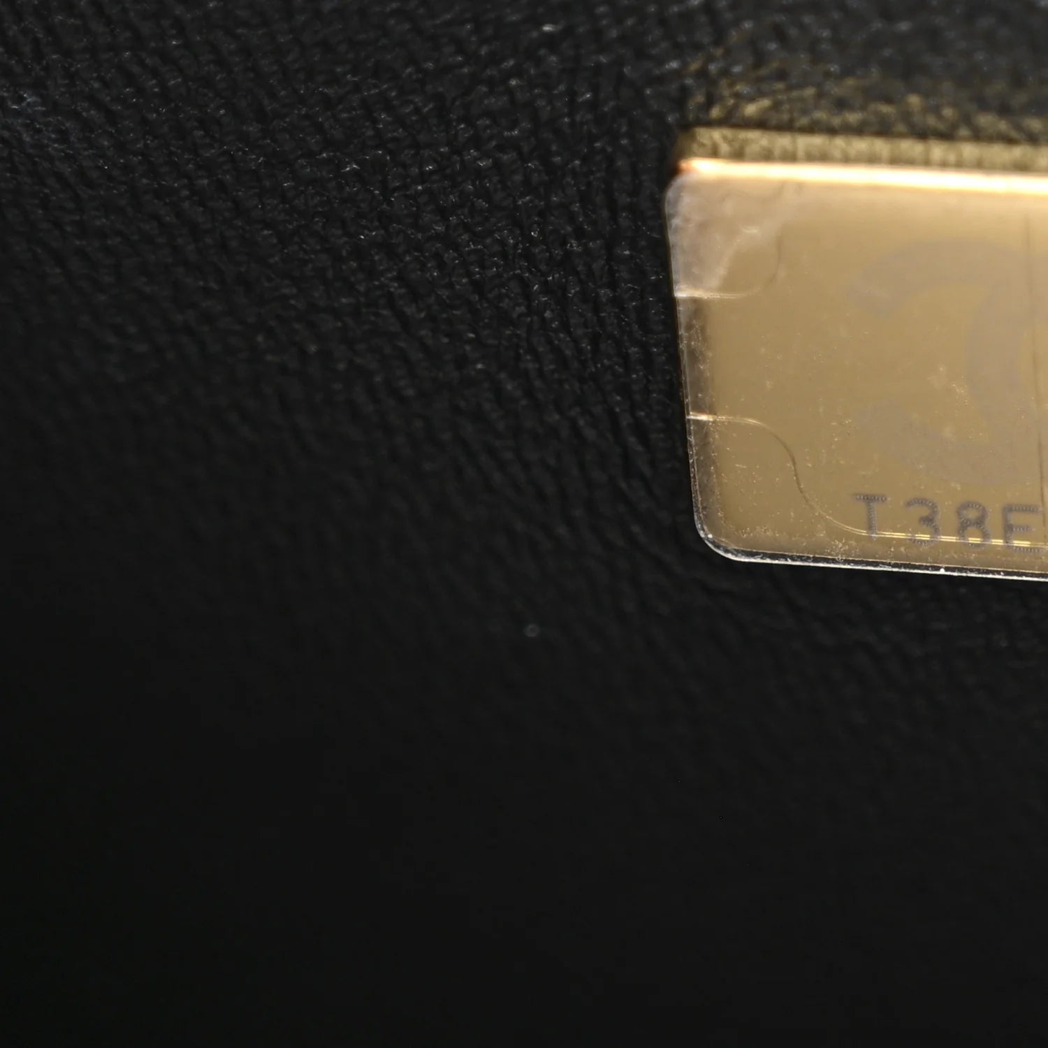 Sequin Quilted Small Single Flap Black