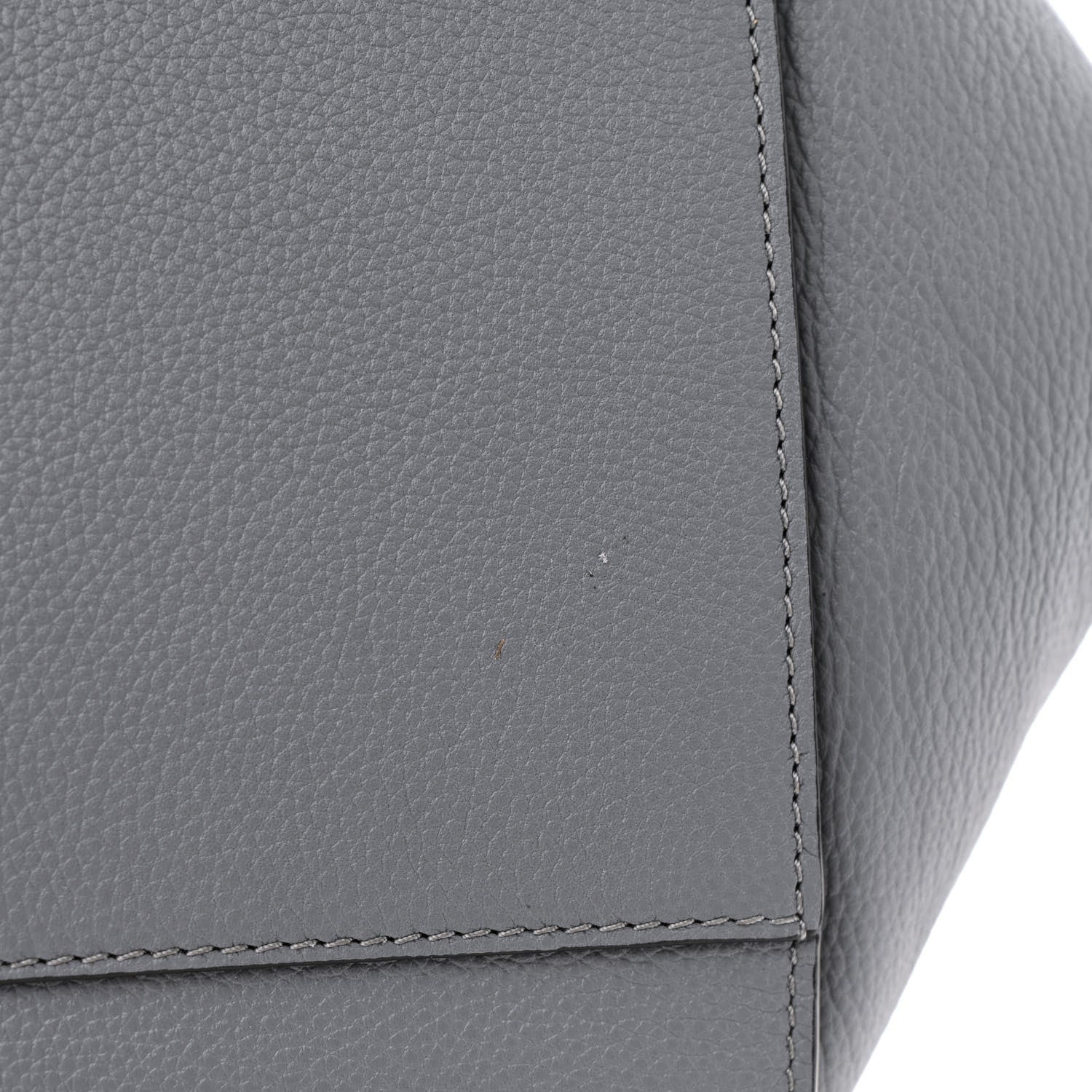 Grained Calfskin Small Hammock Shoulder Bag Asphalt