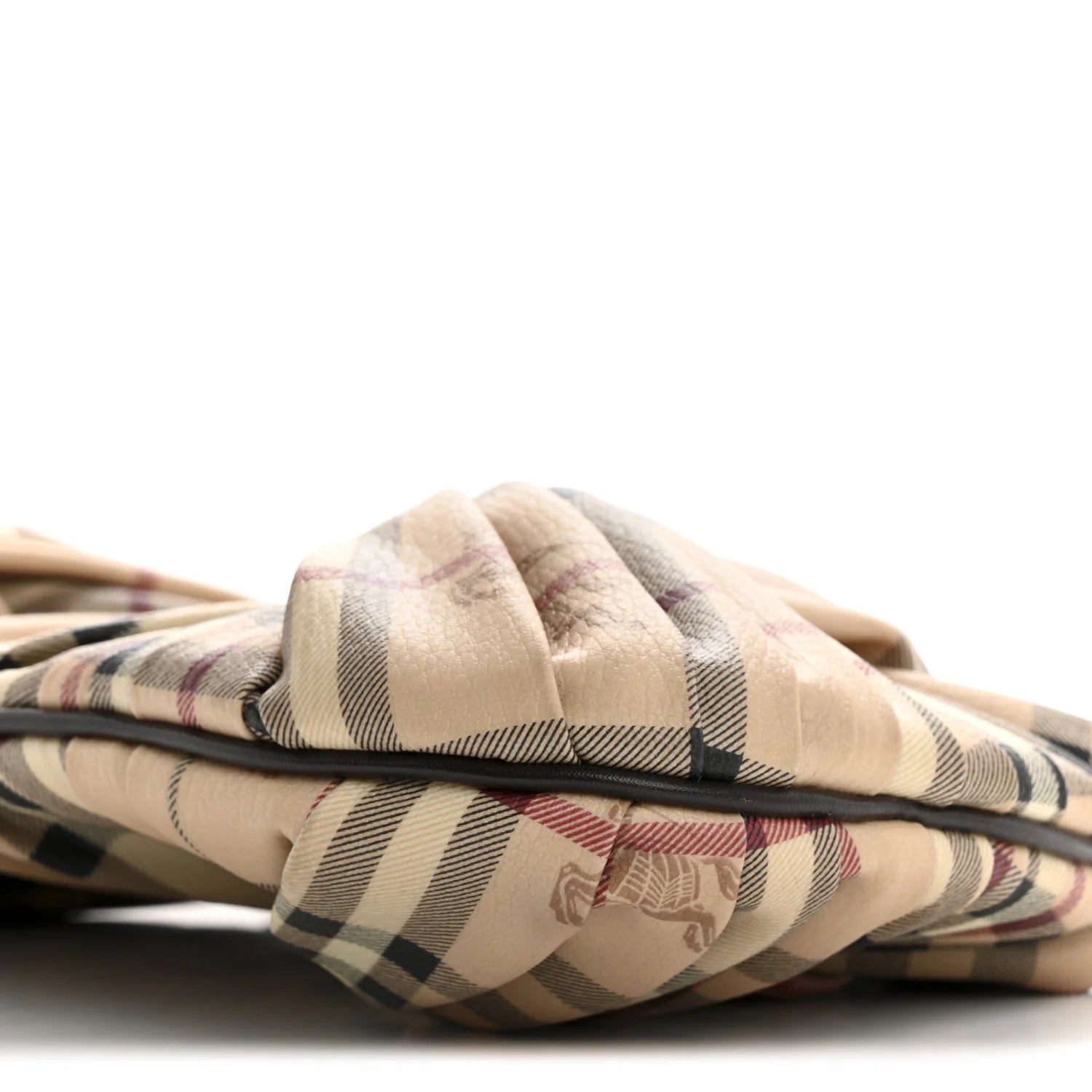 Haymarket Check Knot Shoulder Bag Chocolate