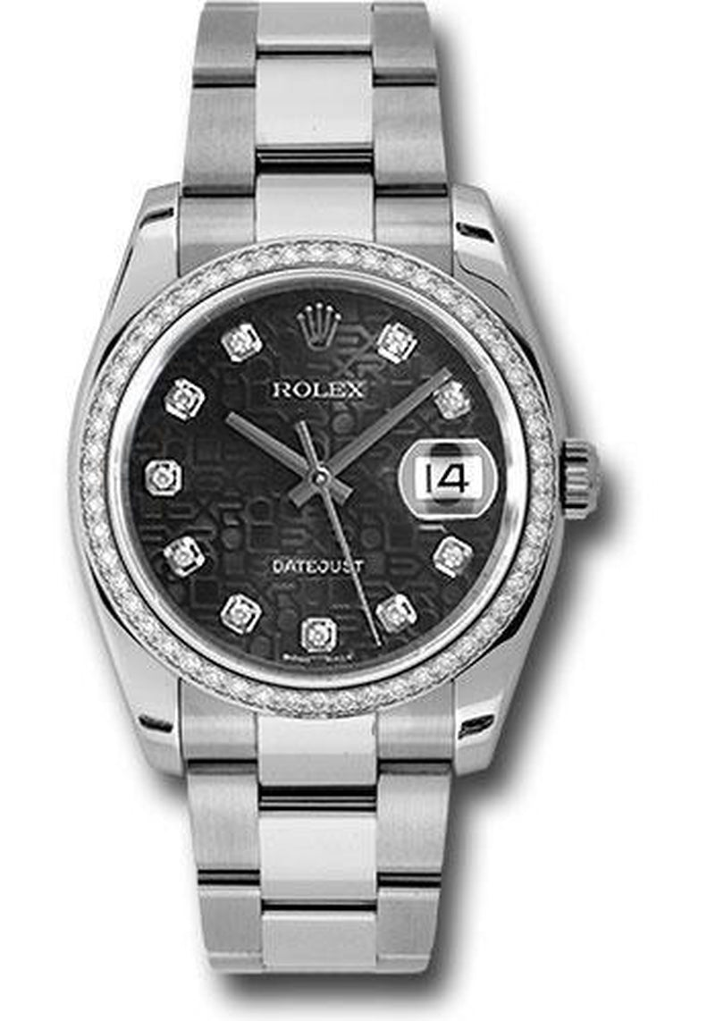 Rolex Oyster Perpetual Datejust 36 Watch 116244 Bkjdo