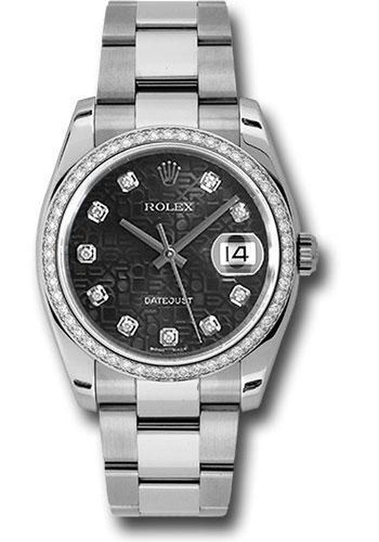 Rolex Oyster Perpetual Datejust 36 Watch 116244 Bkjdo