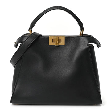 Vitello Tahiti Burro Medium Peekaboo Iconic Essentially Satchel Black Corda