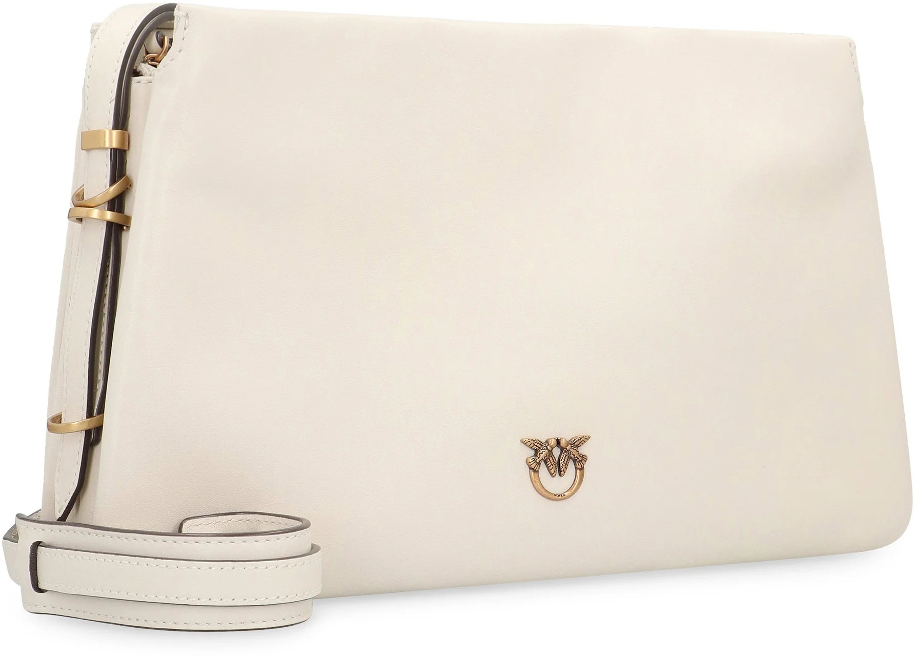 ONE, TWO, THREE LEATHER CROSSBODY BAG