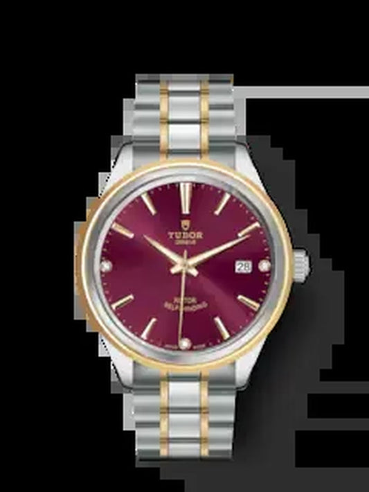 Style, Stainless Steel and Yellow Gold with Diamond-Set, 38Mm, Ref# M12503-0015
