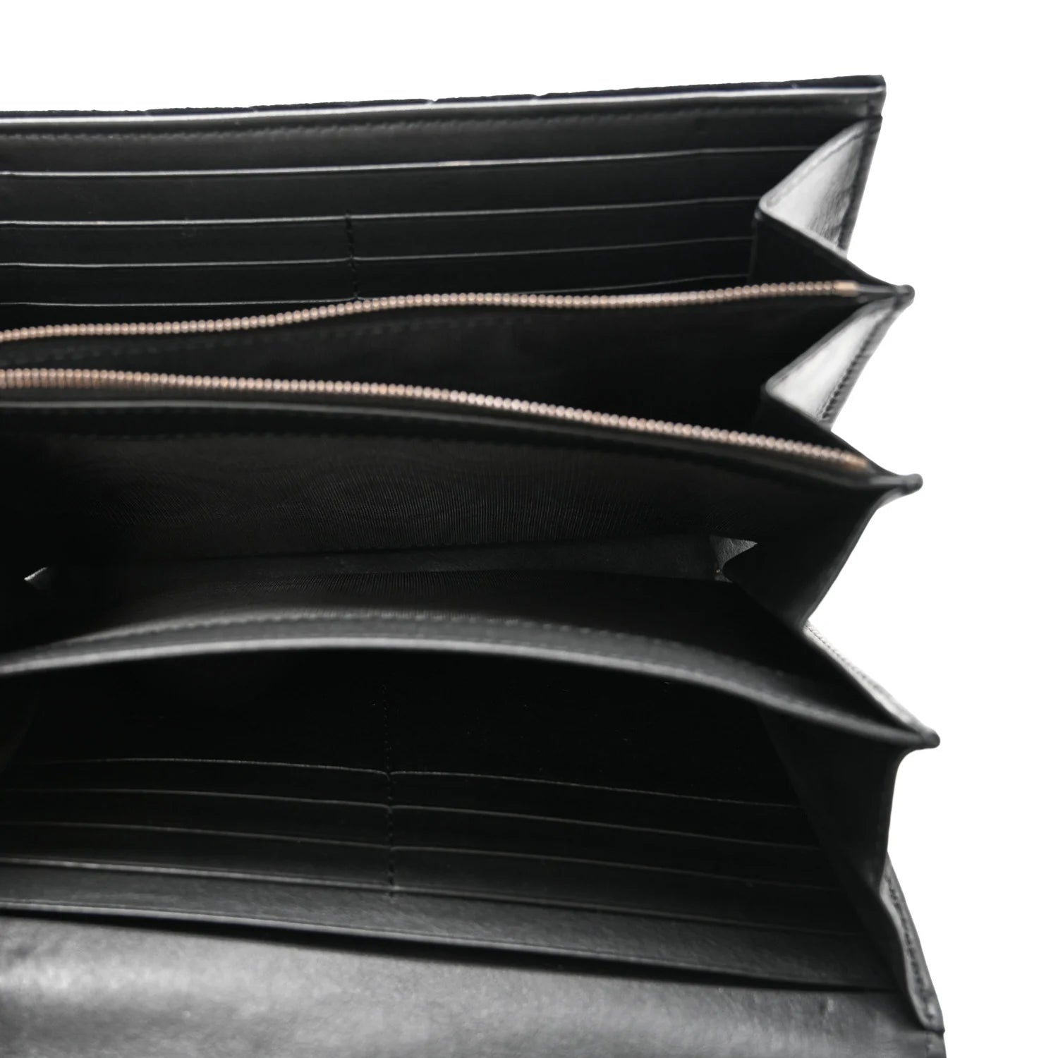 Velvet Matelasse GG Marmont Chain Wallet Black