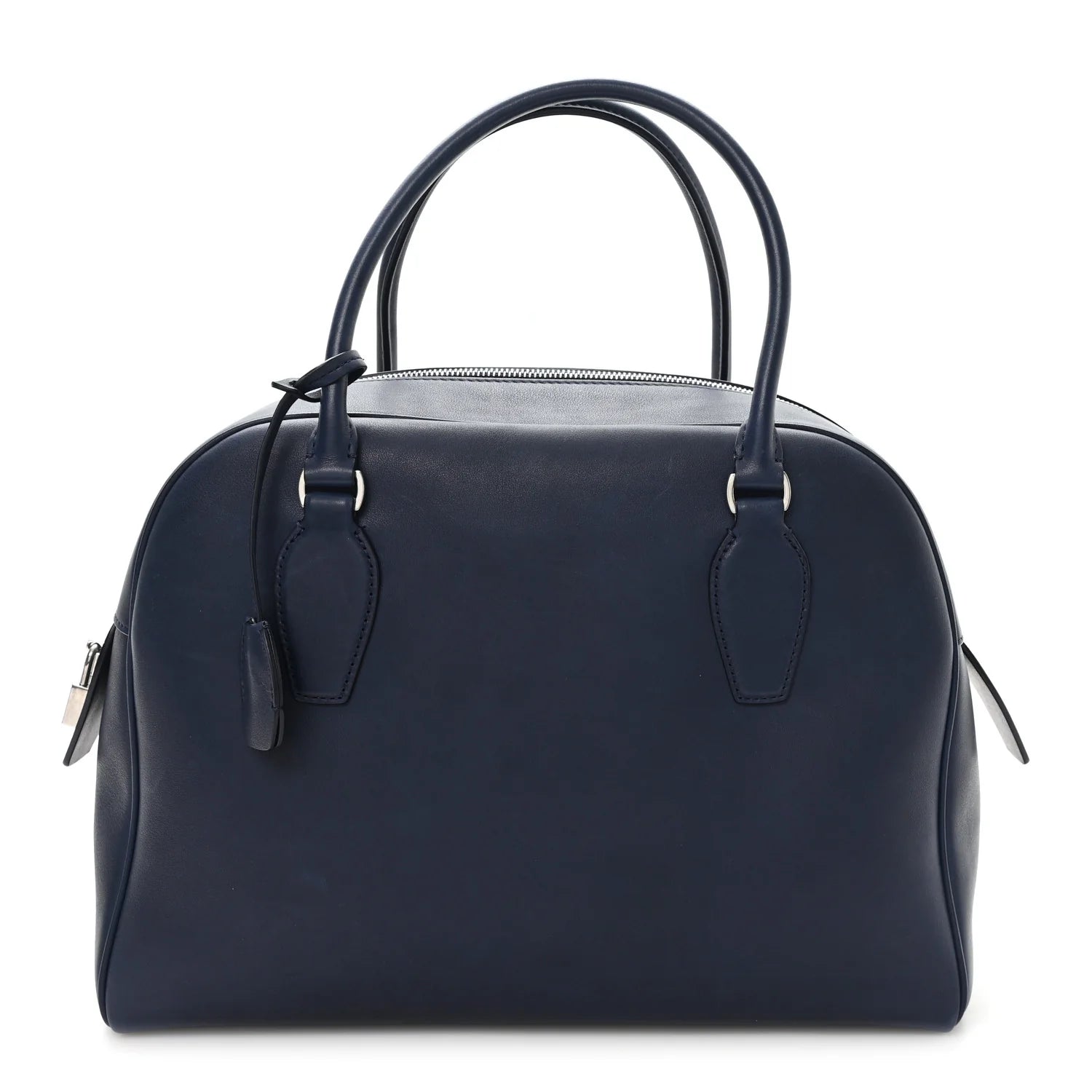 Polished Saddle Calfskin India 12 Blue Nights