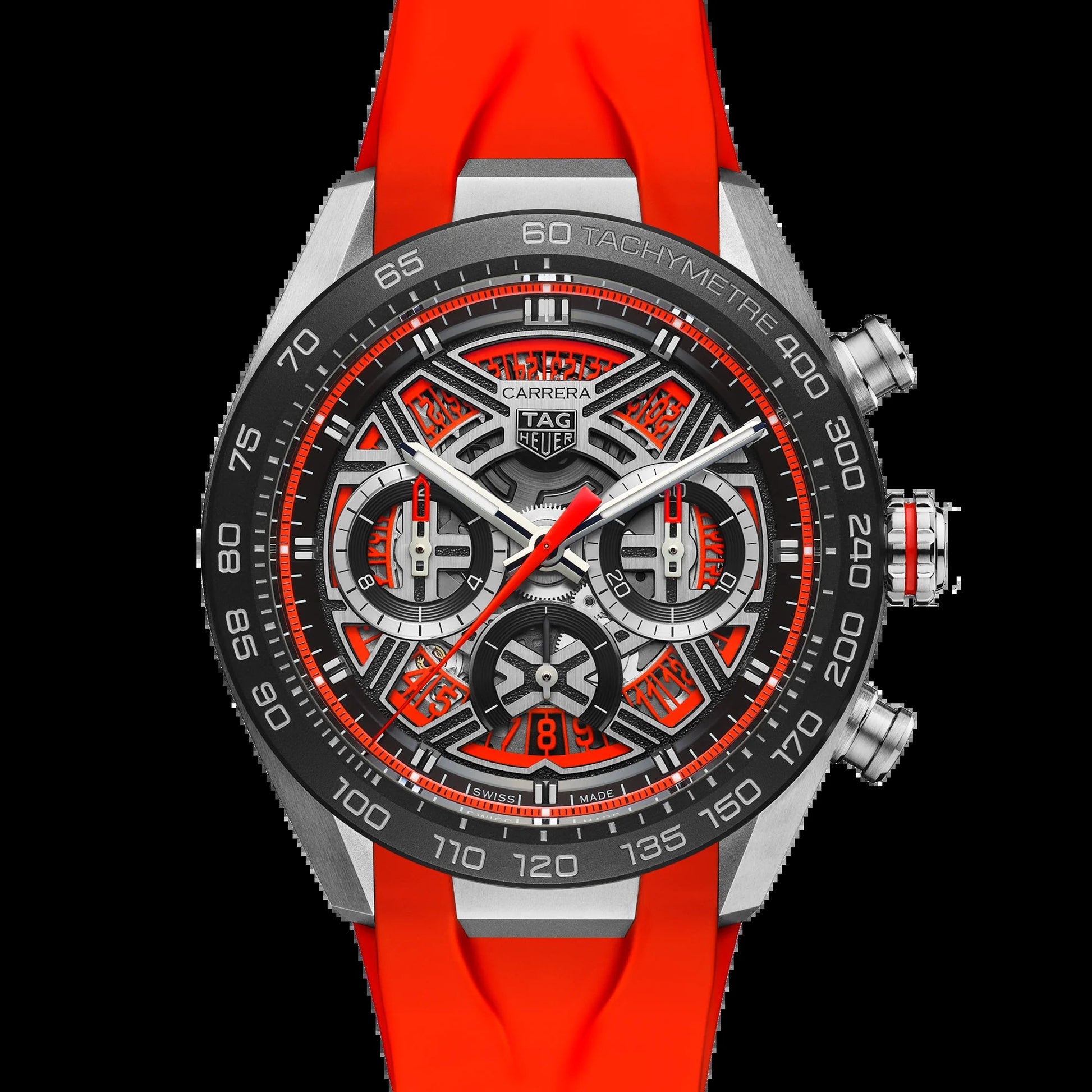 Unworn  Carrera Chronograph Extreme Sport, Titanium and Ceramic 44Mm, Ref# CBU2082.FT6275, Box & Papers