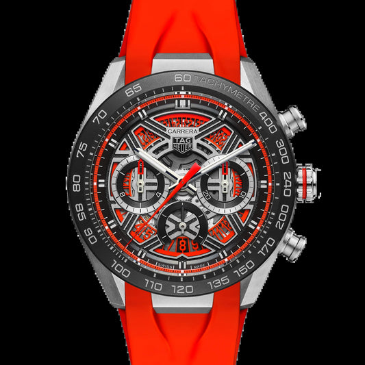Unworn  Carrera Chronograph Extreme Sport, Titanium and Ceramic 44Mm, Ref# CBU2082.FT6275, Box & Papers