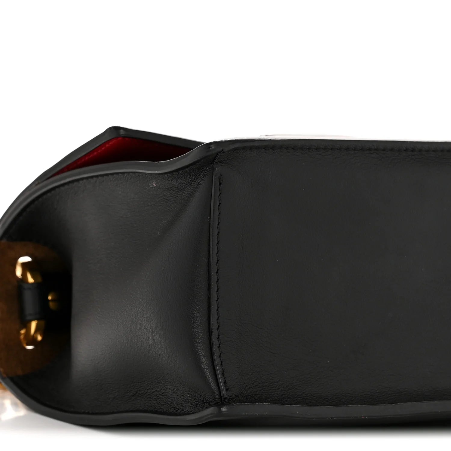 Vitello Grace Matte Small Kan U Shoulder Bag Black