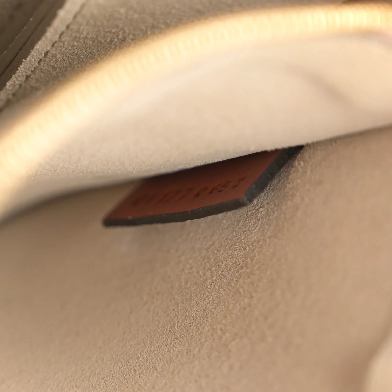 Suede Calfskin Medium Faye Shoulder Bag Tobacco