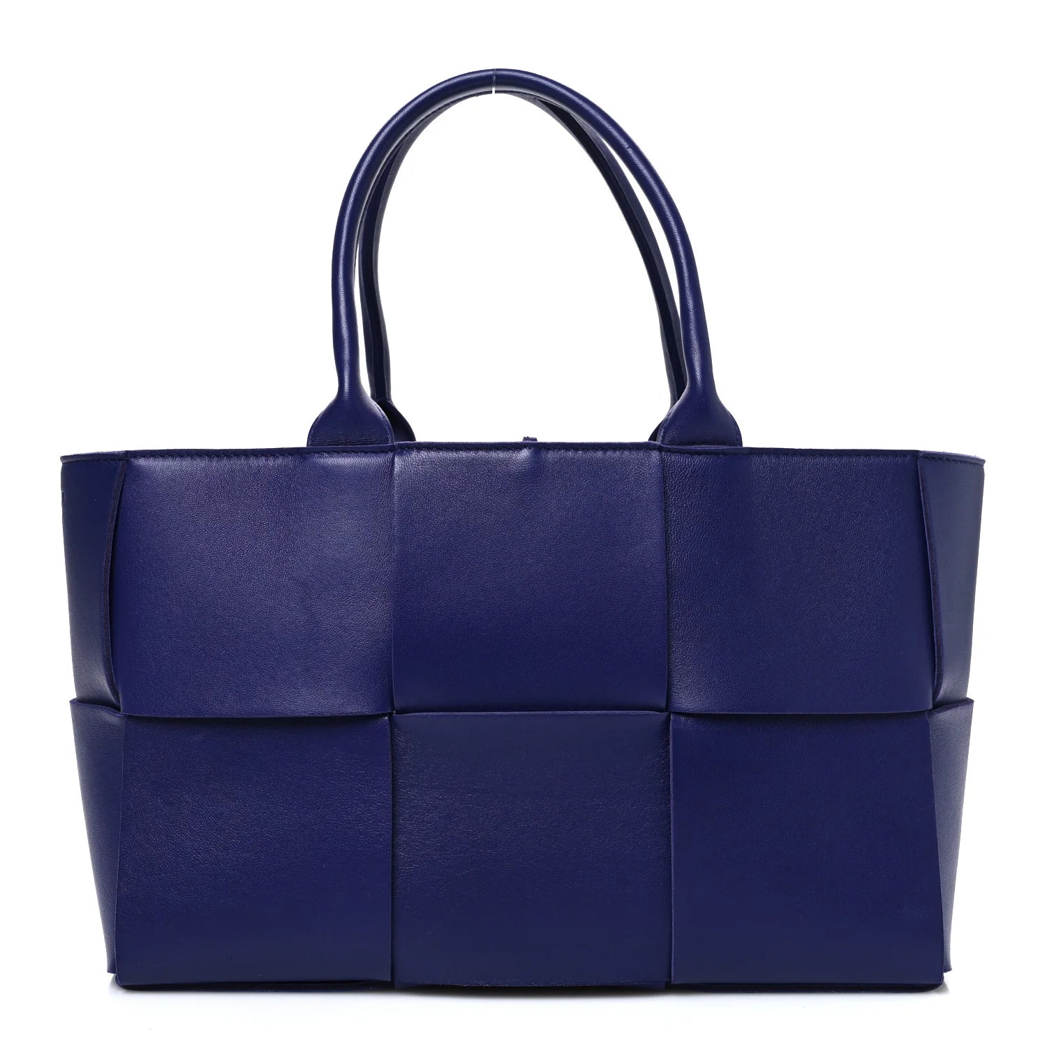 Smooth Calfskin Intrecciato Small Arco Tote Unicorn