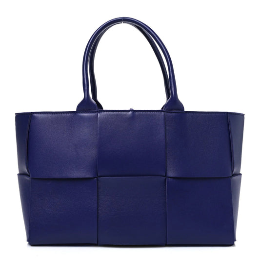 Smooth Calfskin Intrecciato Small Arco Tote Unicorn
