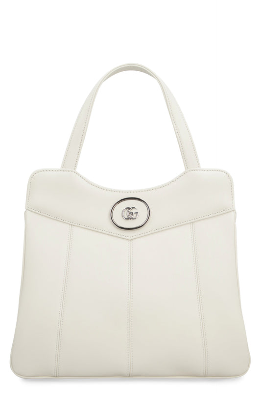 CHALK LEATHER SMALL PETITE GG HANDBAG
