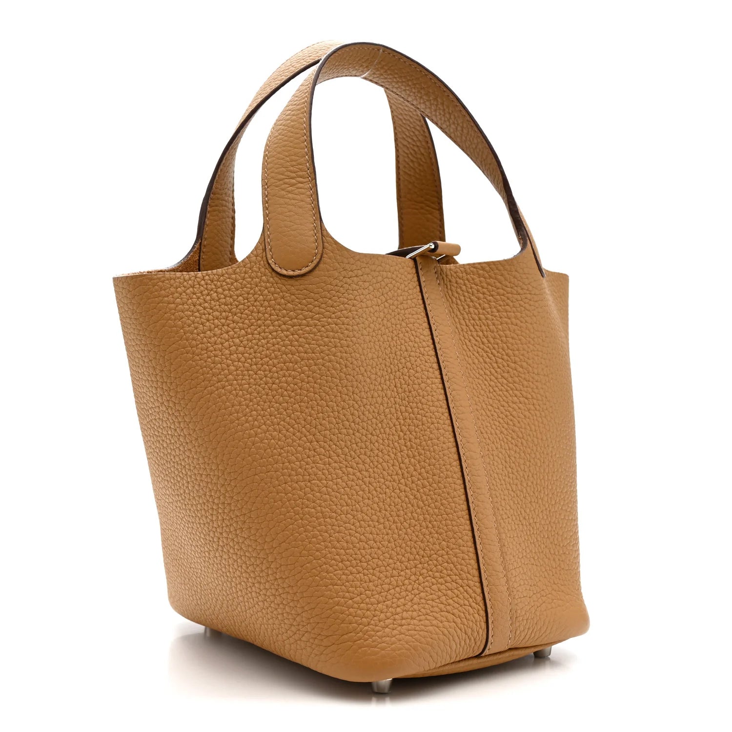 Taurillon Clemence Picotin Lock 18 PM Biscuit