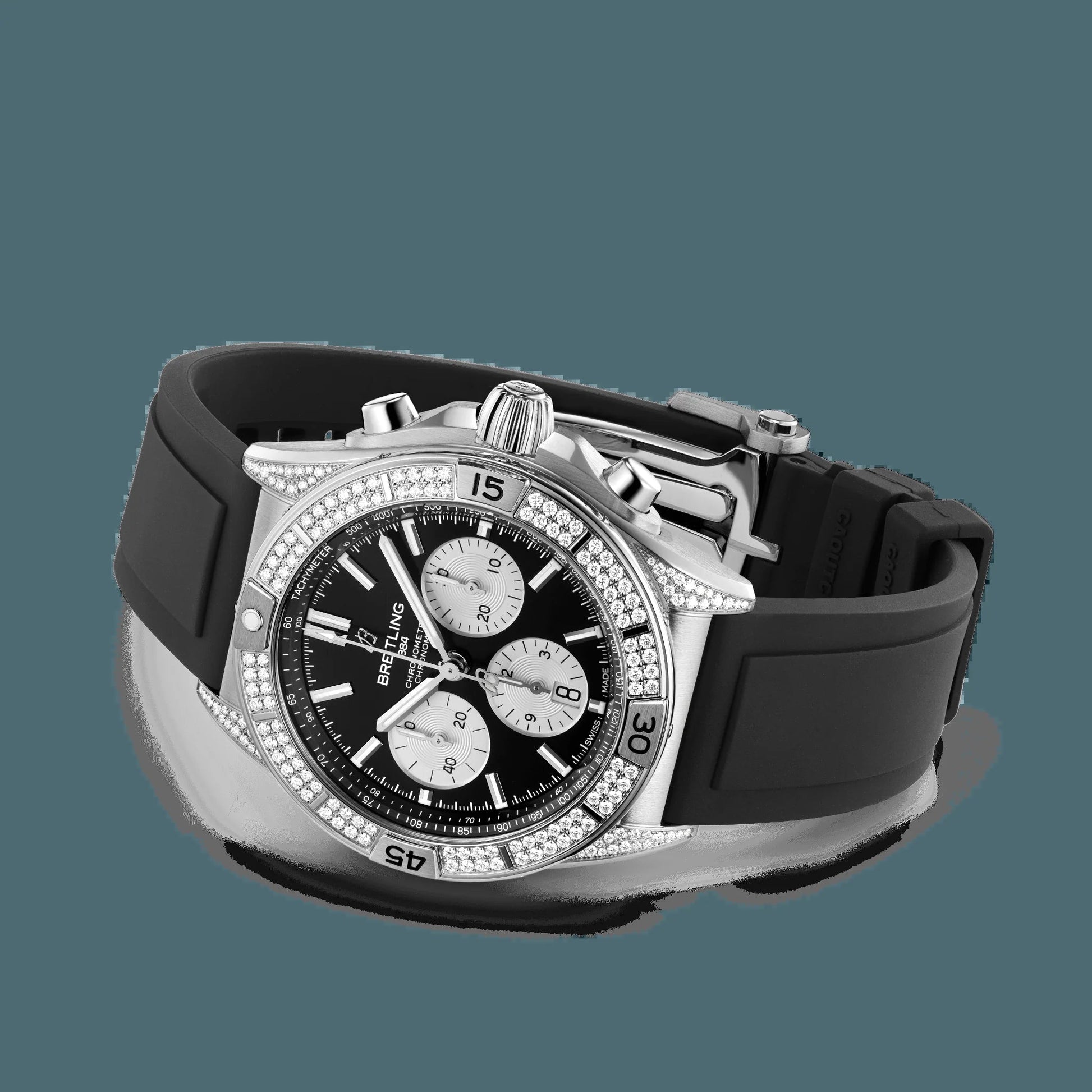 Chronomat B01 42, Stainless Steel and Diamonds, Ref# AB0134721B1S1, Unworn 2024