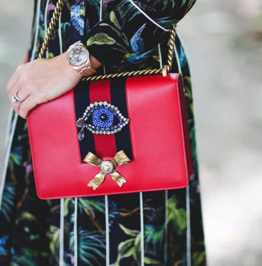 Peony Eye Shoulder Bag