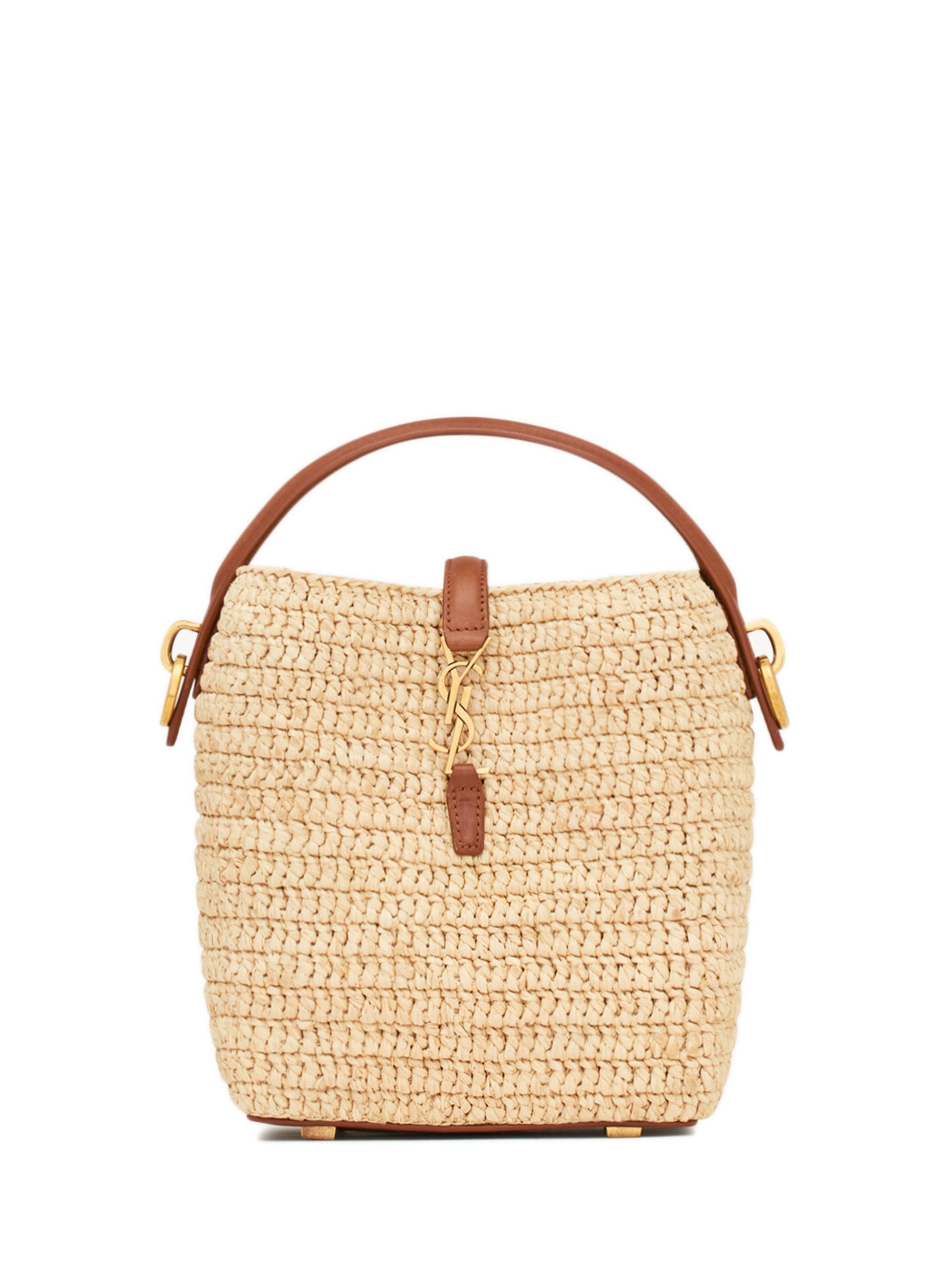 RAFFIA MINI LE 37 BUCKET BAG