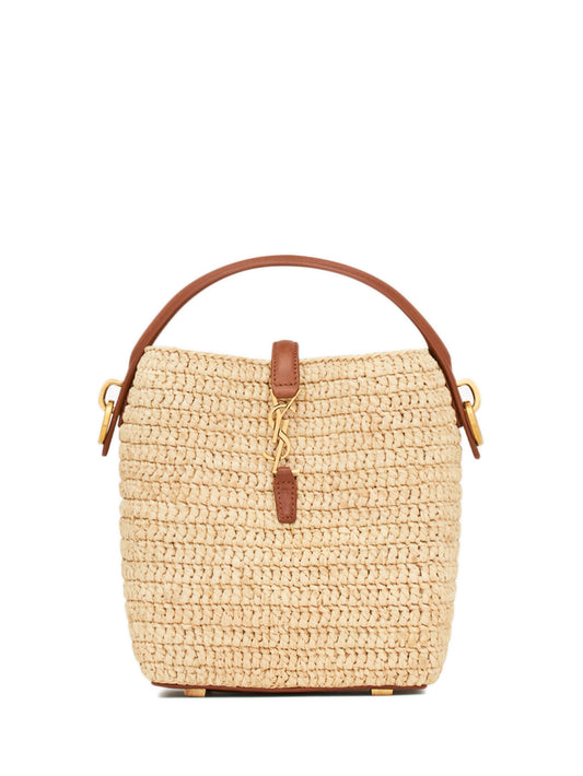 RAFFIA MINI LE 37 BUCKET BAG