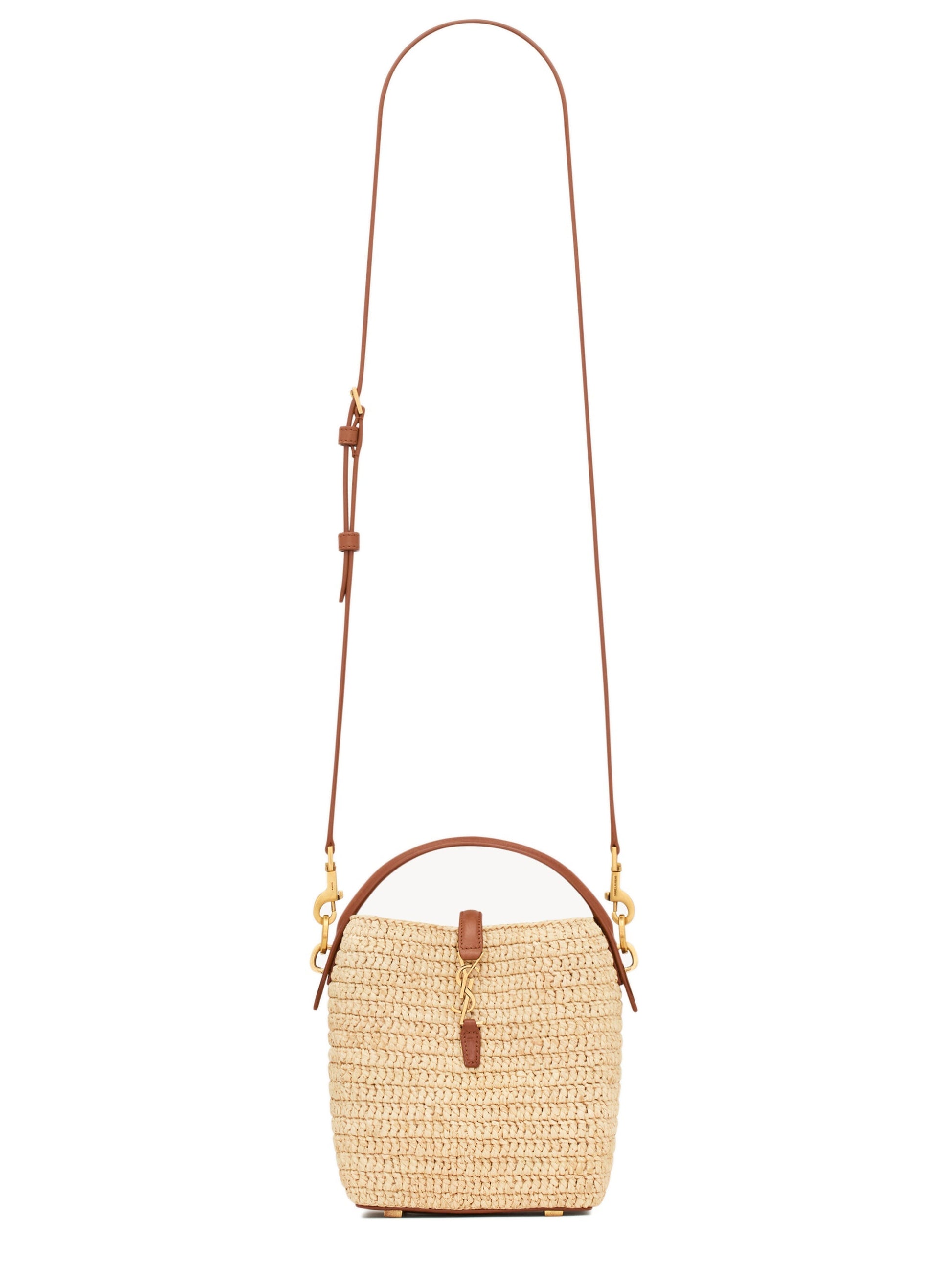 RAFFIA MINI LE 37 BUCKET BAG
