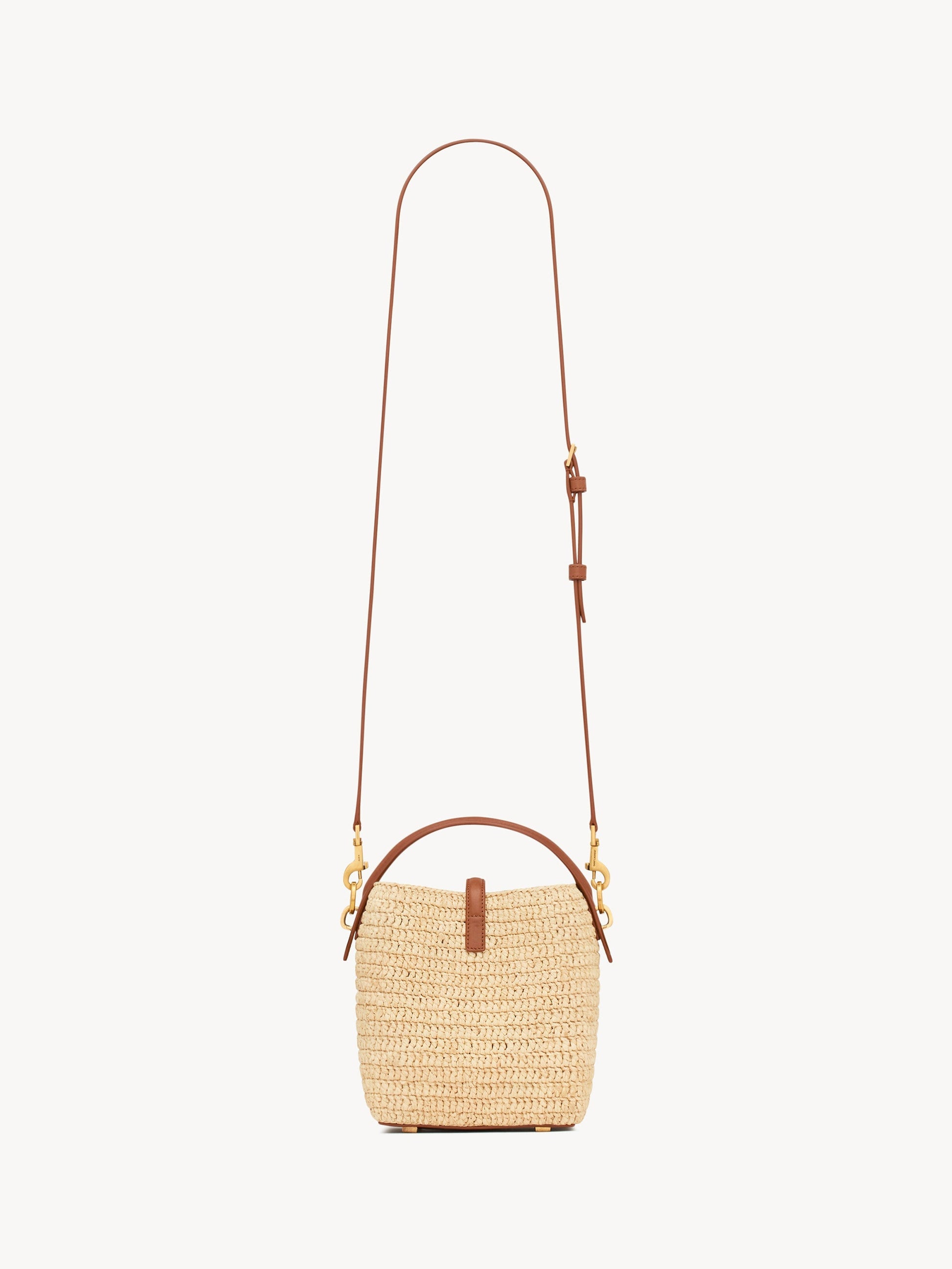 RAFFIA MINI LE 37 BUCKET BAG