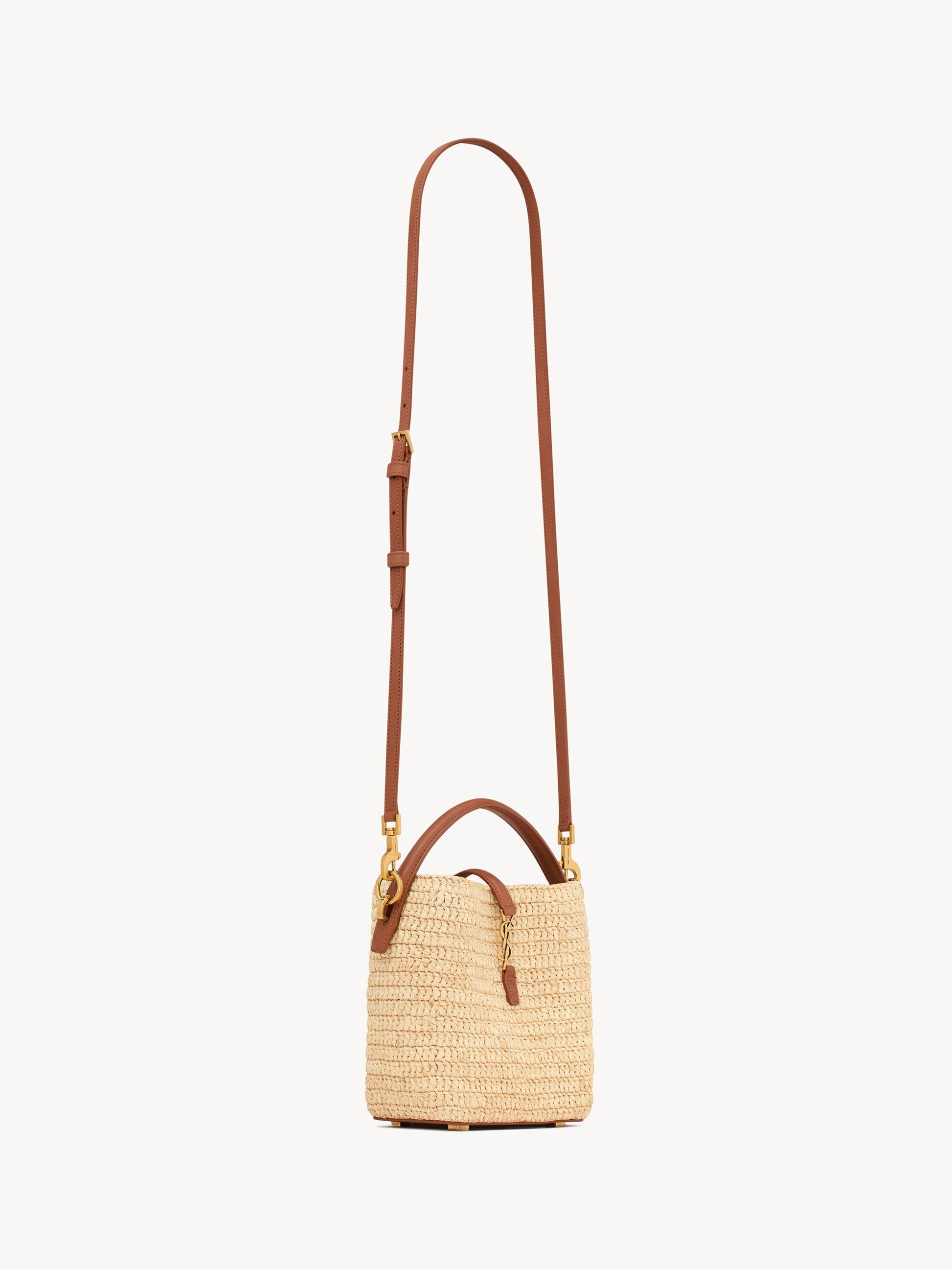 RAFFIA MINI LE 37 BUCKET BAG