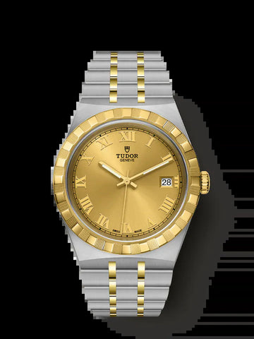 Royal, Stainless Steel and 18K Yellow Gold, 38Mm, Ref# M28503-0003