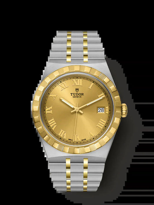 Royal, Stainless Steel and 18K Yellow Gold, 38Mm, Ref# M28503-0003